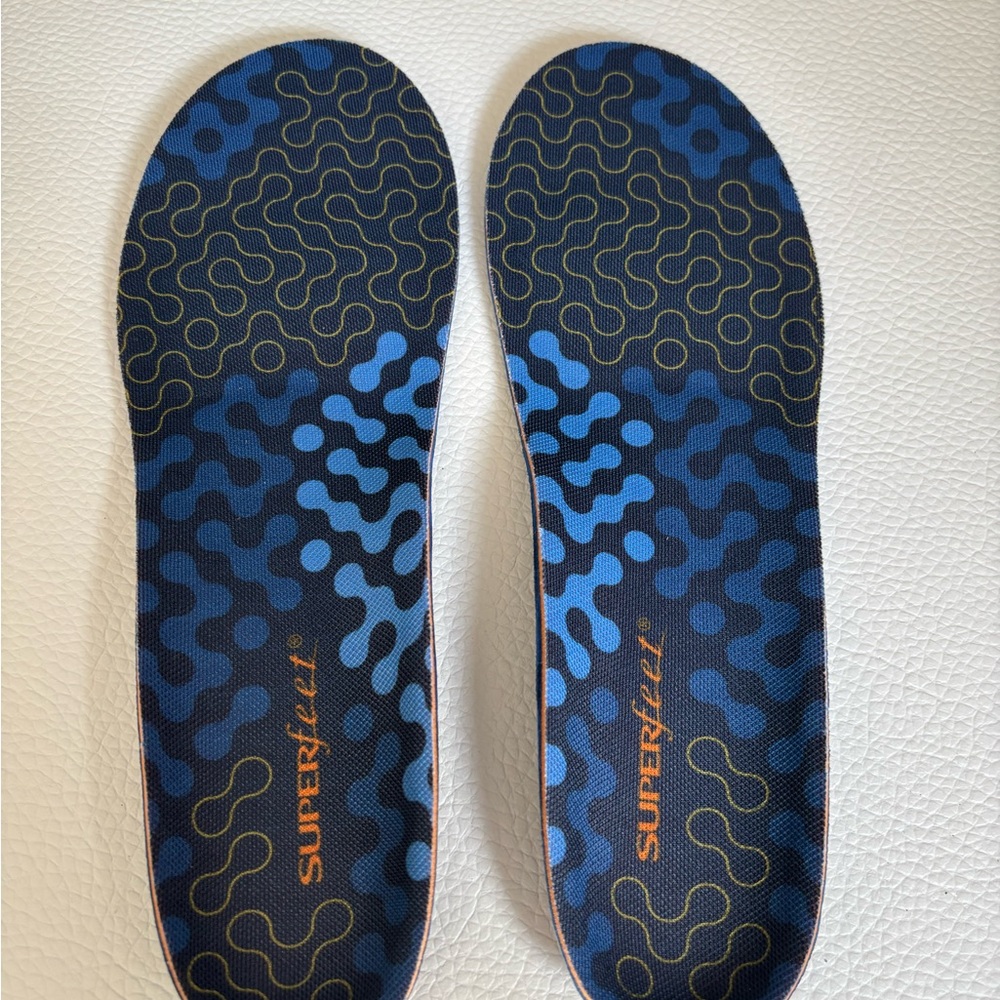 Cushion Medium Arch Insoles - Black/Blue